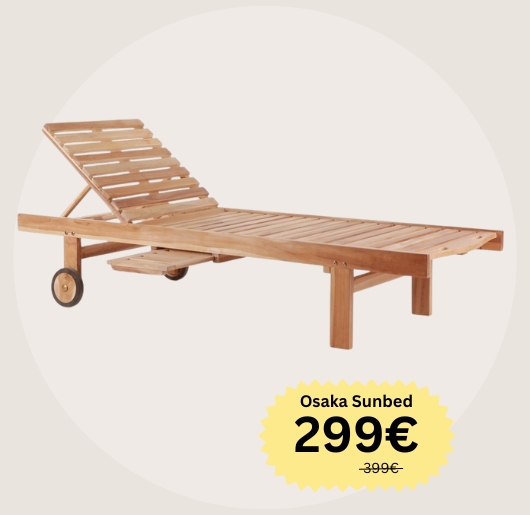 Osaka Sunbed CLASSIC TEAK